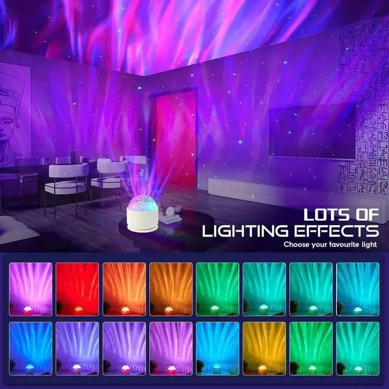 Aurora Night Light Projector With Timer & Remote