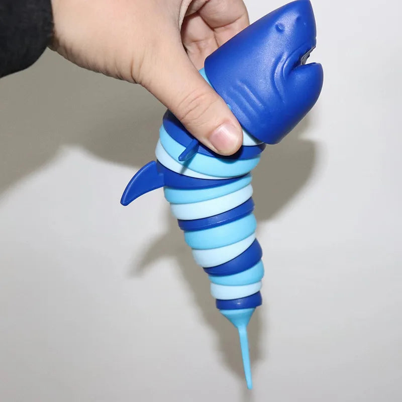 3D Articulated Shark Stress Reliever, Sensory Fidget Toy