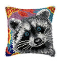 Racoon Pillow Latch hook kit