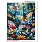 MomoArt Diamond Embroidery Butterfly Full Square Round Diamond Painting Animal DIY Cross Stitch Mosaic Colorful Handicraft