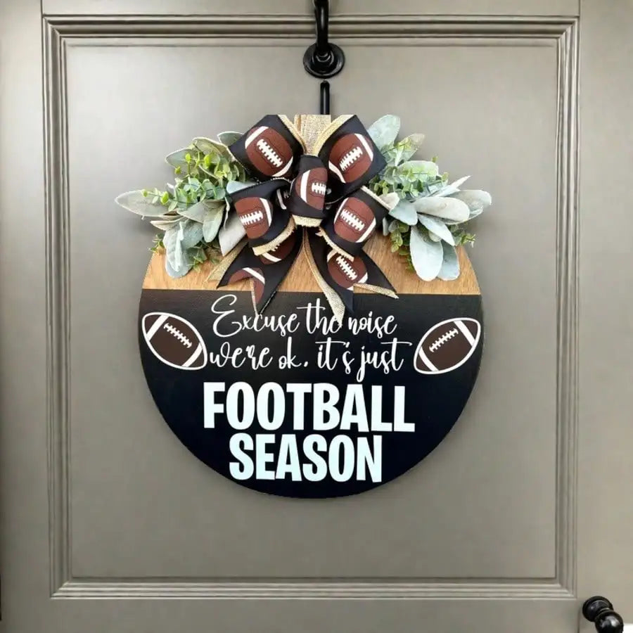 Football Season Front Door Decor