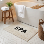 Spa Bath Mat Cotton Bathroom Rug  20" x 30"