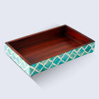 Moroccan Bone Inlay Vanity Decorative Bathroom Tray 10x6