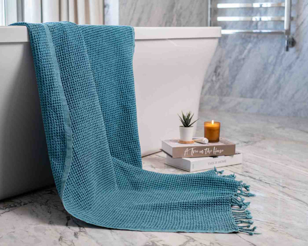 Waffle Turkish Cotton Towel or Towel Set