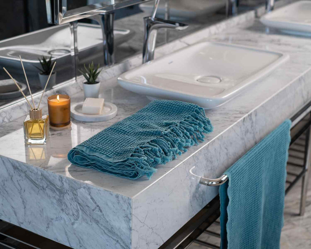 Waffle Turkish Cotton Towel or Towel Set