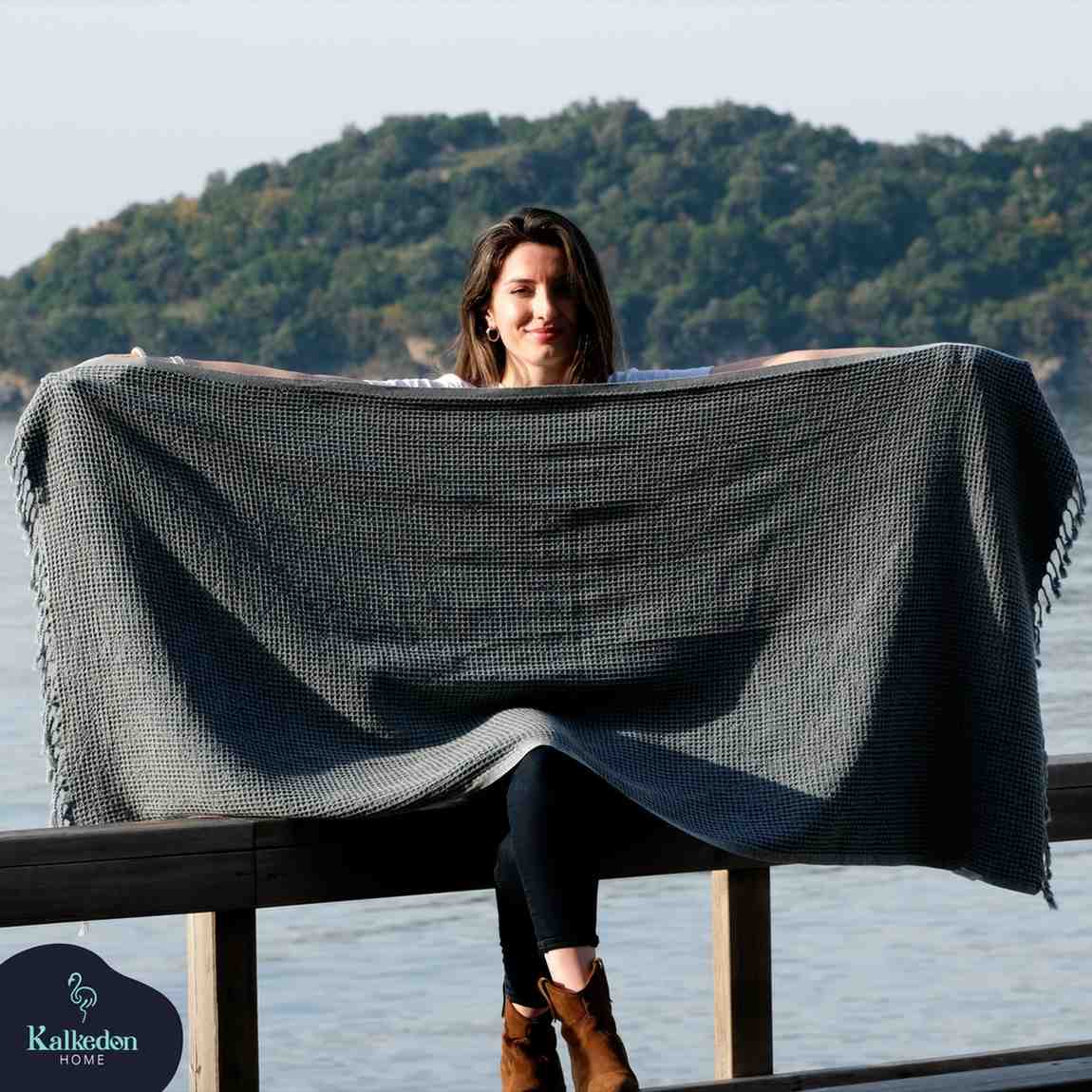 Waffle Turkish Cotton Towel or Towel Set
