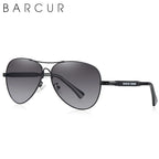 BARCUR Polarized Pilot Sunglasses for Men – Stylish Anti Blue Light UV400 Protection Gradient Mirror Lens Stainless Steel Trendy Frame – Fashion Aviator Sun Glasses for Men Ideal for Driving Travel Summer & Outdoor Activities