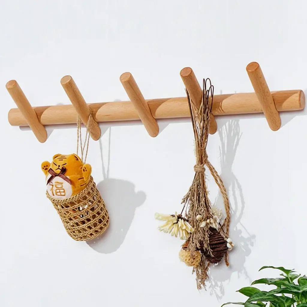 Wall mounted coat rack Nordic Rack Wall Mounted Entryway Organizer