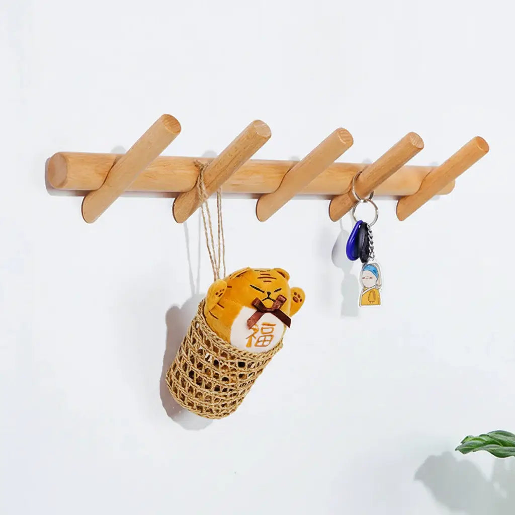 Wall mounted coat rack Nordic Rack Wall Mounted Entryway Organizer
