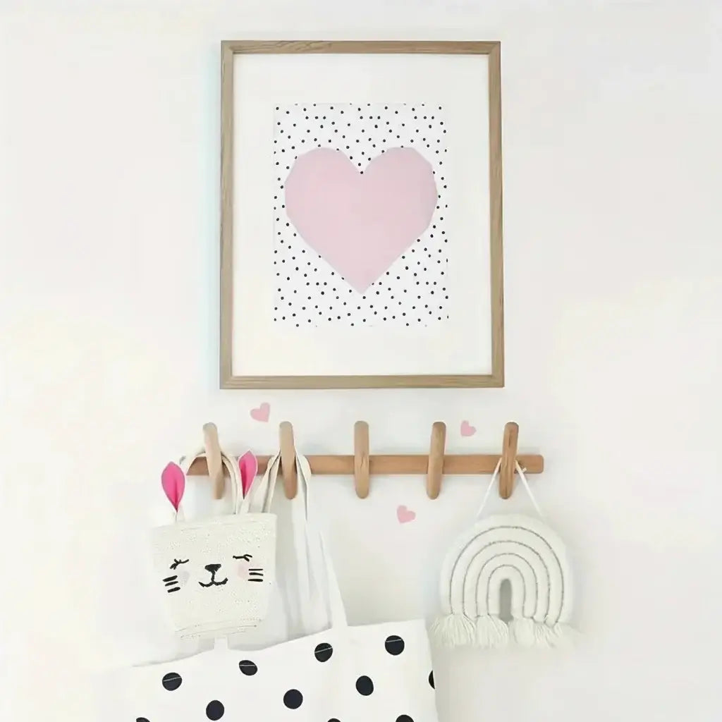 Wall mounted coat rack Nordic Rack Wall Mounted Entryway Organizer