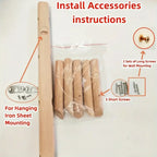 Wall mounted coat rack Nordic Rack Wall Mounted Entryway Organizer