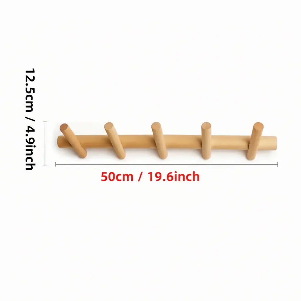 Wall mounted coat rack Nordic Rack Wall Mounted Entryway Organizer