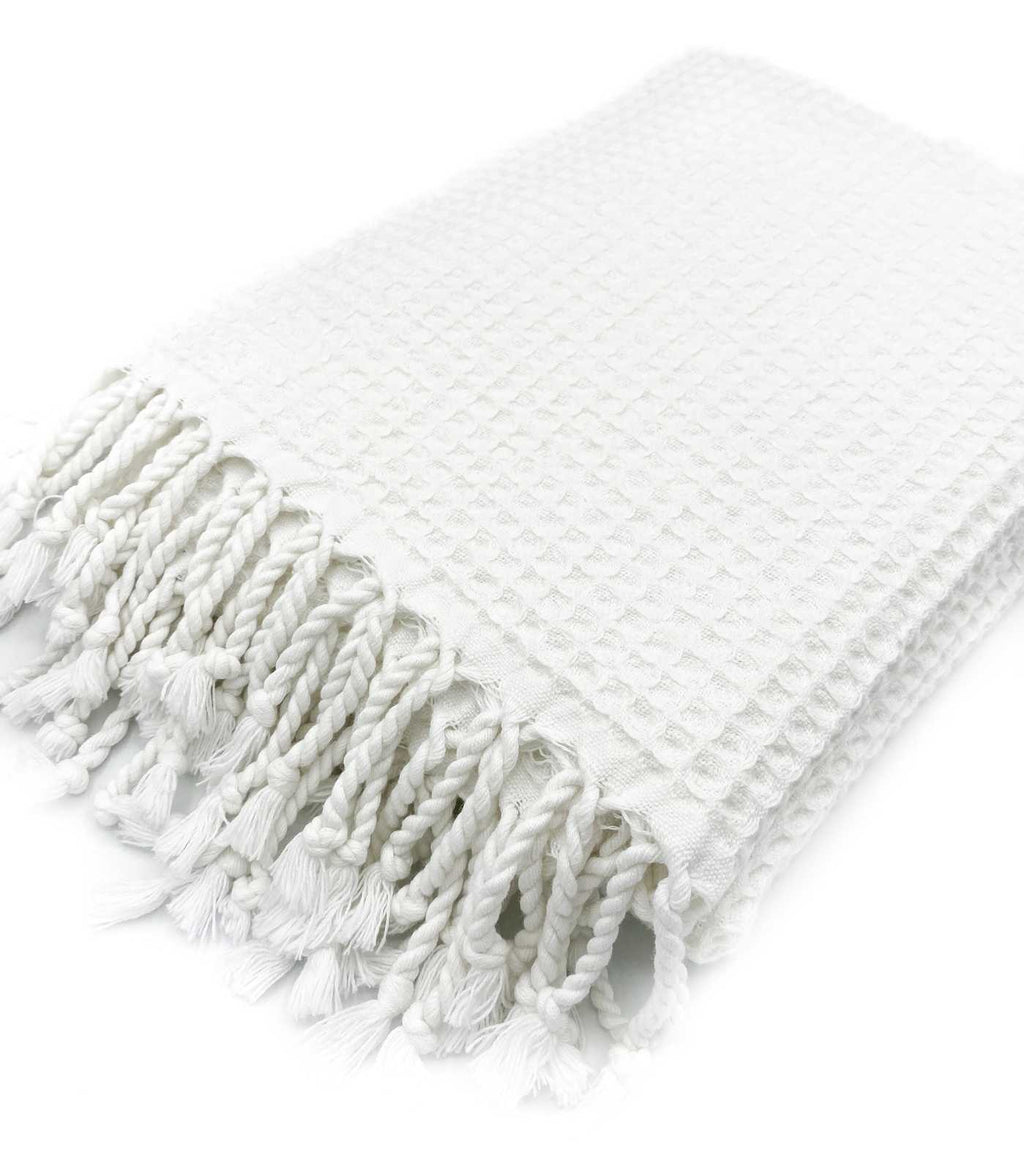 Waffle Turkish Cotton Towel or Towel Set