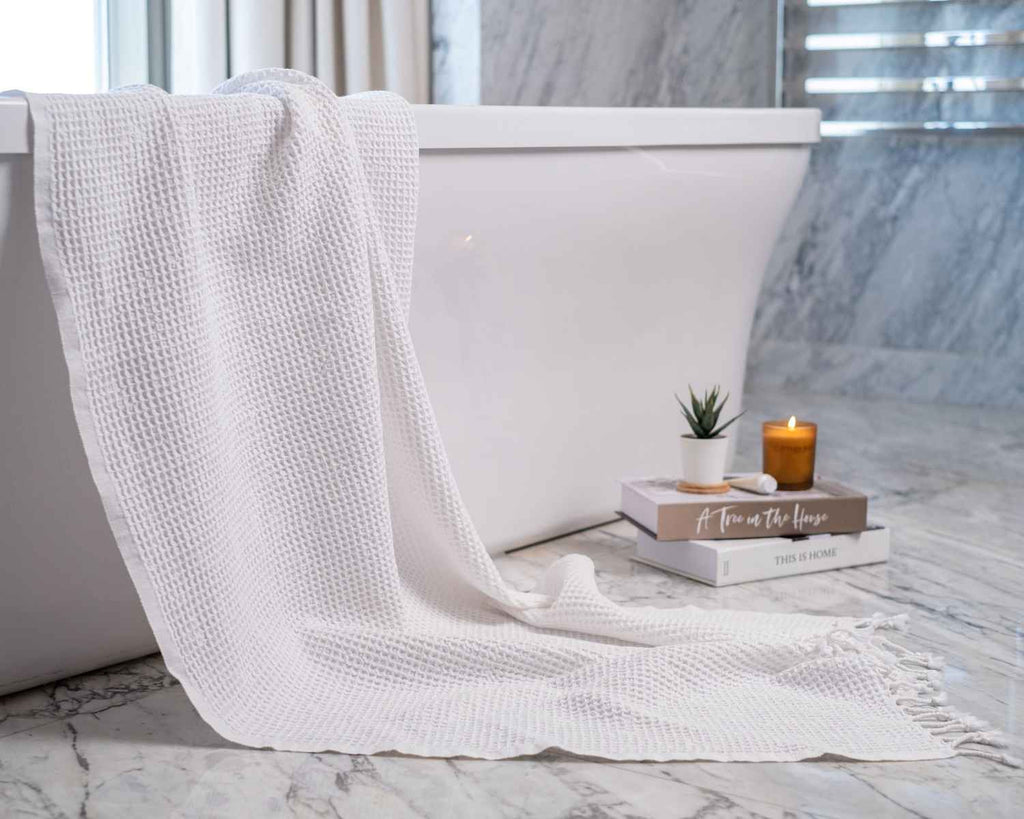 Waffle Turkish Cotton Towel or Towel Set