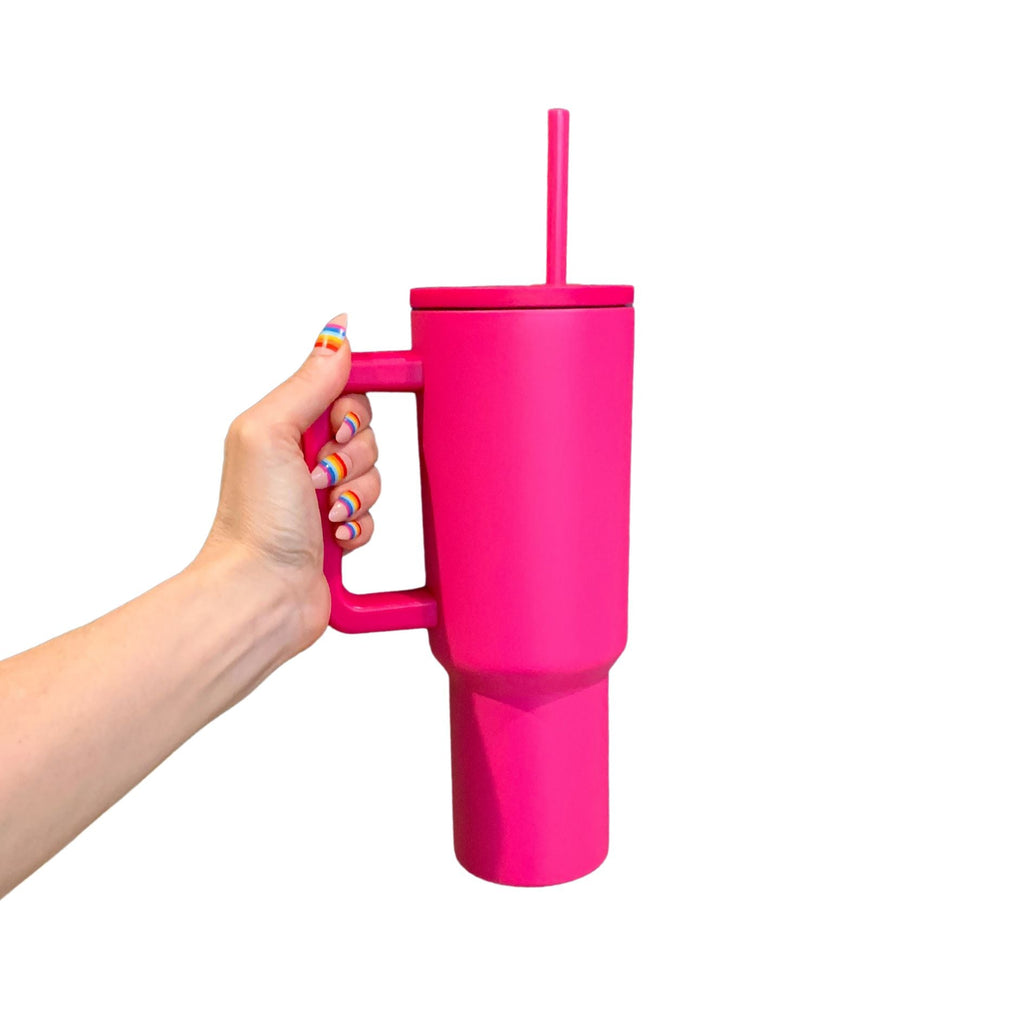 Monocolor Tumbler 40 Oz With Handle