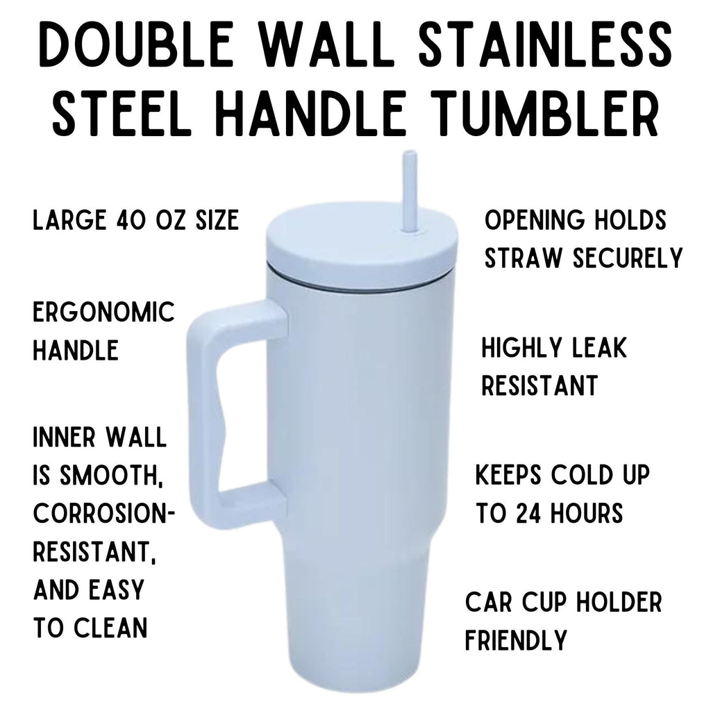 Monocolor Tumbler 40 Oz With Handle