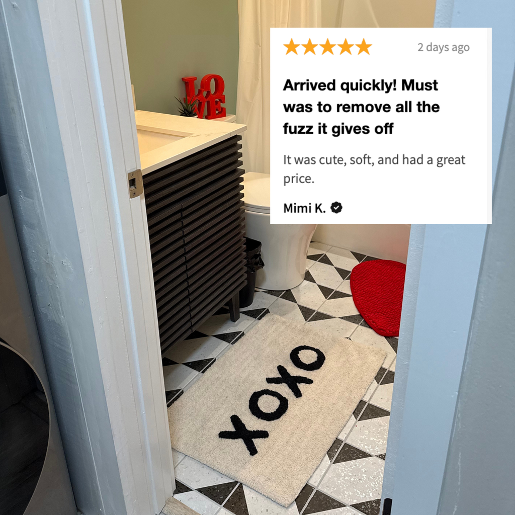 XOXO Bath Mat Cotton 20" x 30"
