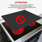 Heat Resistant Silicone Stove Cover Mat – Non-Slip Counter Protector, Cruel Summer Collection, Easy-To-Clean Kitchen Accessory for Summer Cooking & Back to School Dorm Use Waterproof Dish Drying Funky Kitchen Supplies
