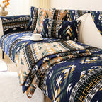 Boho Winter Couch Cover - Chic Snow Chenille Pet Protector