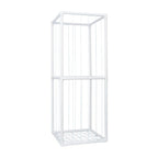 Stuffed Animal Storage PVC Plush Organizer Shelf Plush Stuffed Animal Holder Standing Kids Toy Storage Cage with Elastic Band for Nursery Play Room Be