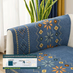 Geometric Bohemian Chenille Slipcovers Pet/Kid Friendly Washable