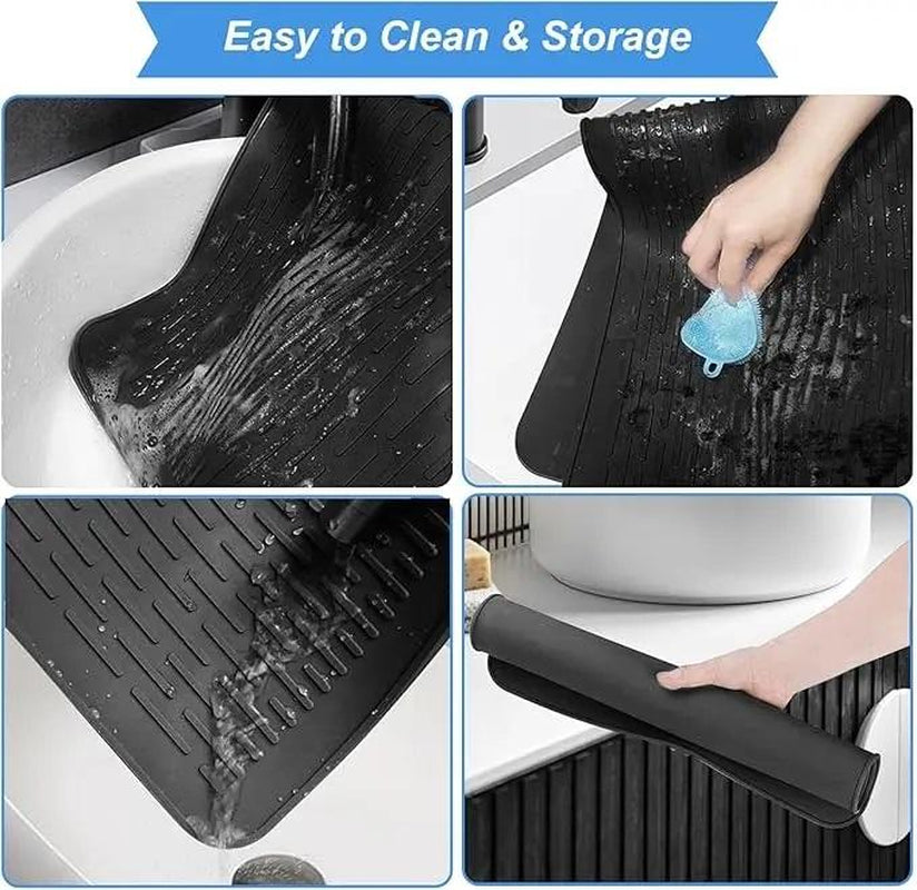 Heat Resistant Silicone Stove Cover Mat – Non-Slip Counter Protector, Cruel Summer Collection, Easy-To-Clean Kitchen Accessory for Summer Cooking & Back to School Dorm Use Waterproof Dish Drying Funky Kitchen Supplies