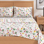 Turkish Cotton Christmas Flannel Sheet - Whittaker Collection