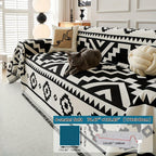 Boho-Chic All-Season Sofa Cover |Various Colors Pet Proof Couch Cover