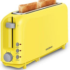 Fits-Anywhere 750W Slim Toaster with 6 Shade Settings, Cancel, Reheat & Defrost, Removable Crumb Tray - Perfect Toast Every Time!