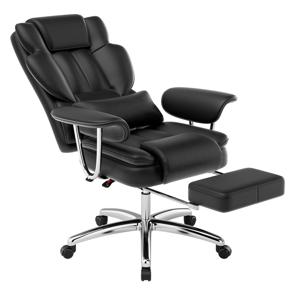 Big and Tall Executive Office Chair with Footrest