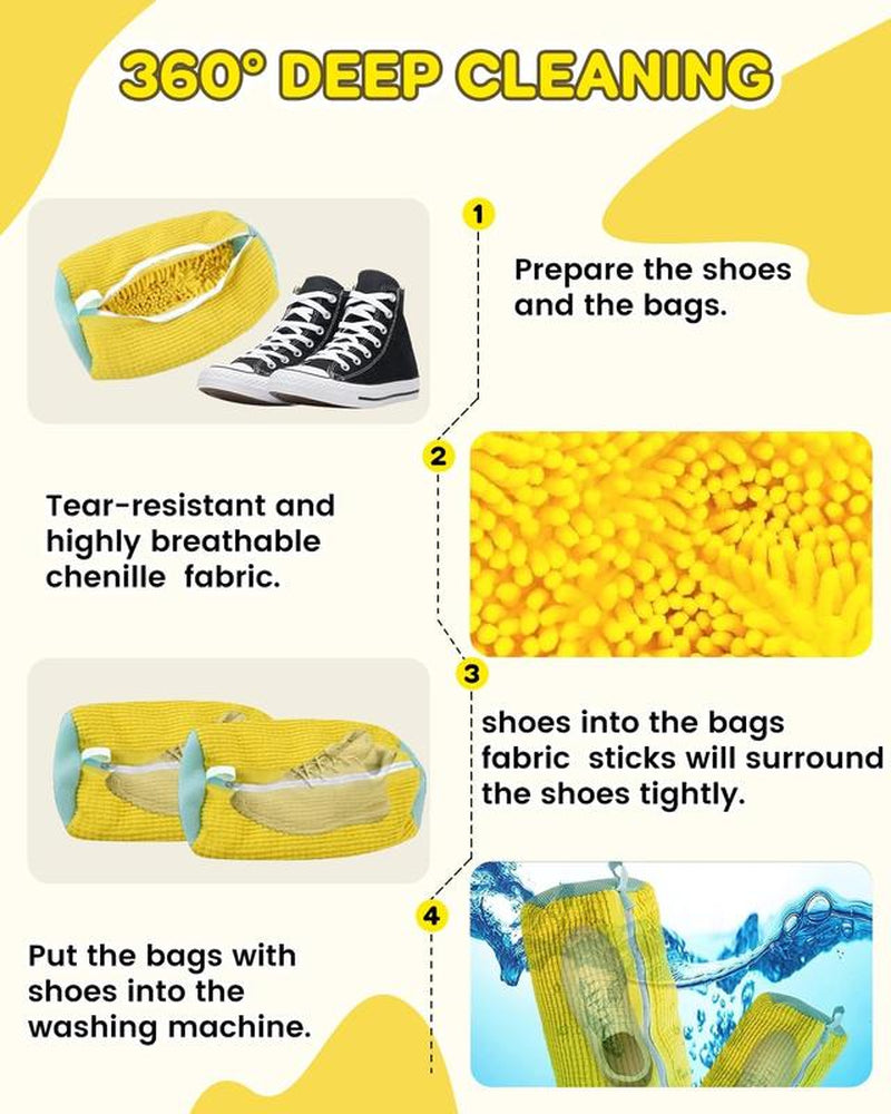 Washing Machine Shoe Washing Bag, Durable Zipper, Shoe Storage Bag