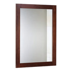 Wooden Frame Modern Wall Mirror