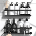 Kitchen Caddy  Shower Caddy  Pantry Caddy  No Drilling Rustproof Adhesive Organizers