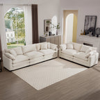 Luxe & Sophisticated Deep Seated Sofa Set - 2 Sofas