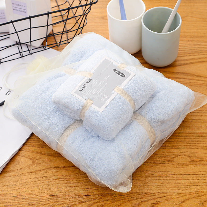 Absorbent Bath Towel Set For Mother And Child