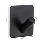 Adhesive Wall Hooks Mounted Door Key Cloth Coat Bathroom Robe Hanger Kitchen Hardware Rack Shelf Bag Hook Organizer For Hanging  Bathroom Toilet Sticky Hook