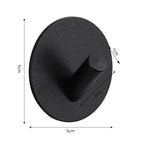 Adhesive Wall Hooks Mounted Door Key Cloth Coat Bathroom Robe Hanger Kitchen Hardware Rack Shelf Bag Hook Organizer For Hanging  Bathroom Toilet Sticky Hook