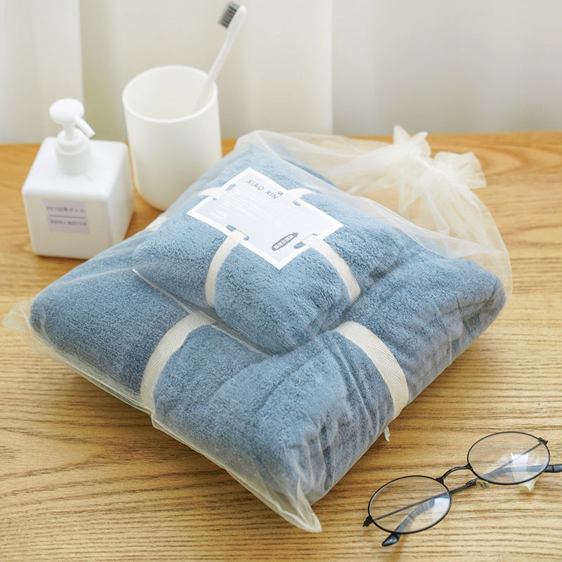 Absorbent Bath Towel Set For Mother And Child