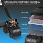 2025 New Ab Roller Wheel with Knee Mat &Timer, Automatic Rebound Abdominal Wheel, Ab Abdominal Exercise Roller with Elbow Support, Abs Workout Equipment Ab Exercise Roller for Women Men