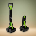 28" Heavy-Duty Foldable Dog Pooper Scooper - Unbreakable, Easy-to-Use for Grass, Gravel & Outdoor Cleanup