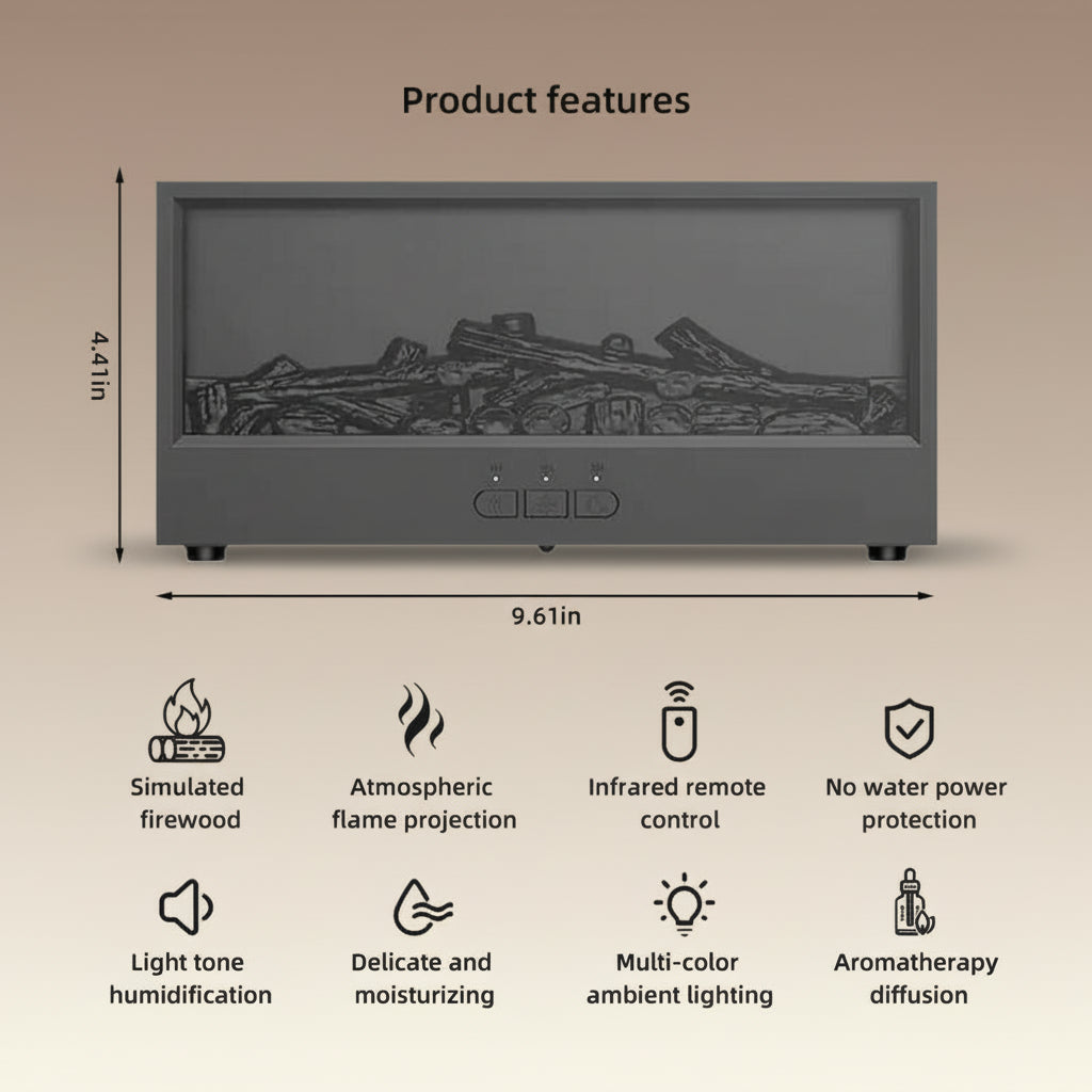 Ultrasonic 300 Ml Essential Oil Diffuser, Aroma Therapy Device, Humidifier/Purifier/Diffuser