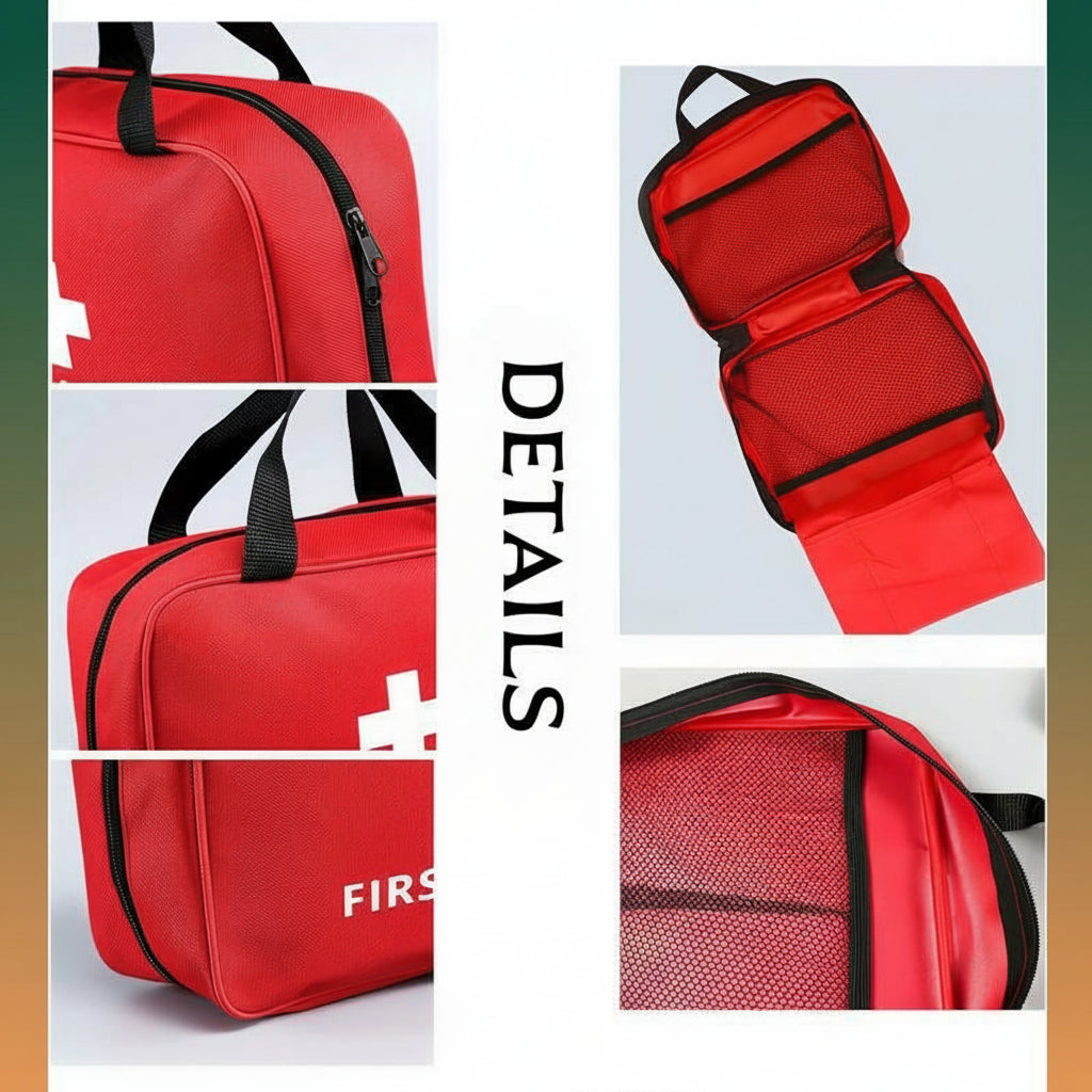 330 Piece First Aid Kit, Premium Waterproof Compact Trauma Medical Kits for Any Emergencies, Ideal for Home, Office, Car, Travel, Outdoor, Camping, Hiking, Boating