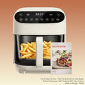 4.5 QT Glass Air Fryer - Pfas-Free & Dishwasher-Safe Basket, 360° View Cooking