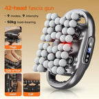42-Ball Massage Gun 30-Level Intensity, 9 Massage Modes Quiet Muscle Massager, Red Light Therapy