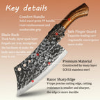 7-Piece Forged Professional Stainless Steel Kitchen Knife Set