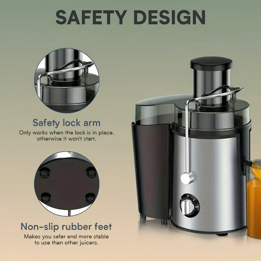 800W Multifunctional Centrifugal Juicer with Residue & Juice Separation  Ninja Chef