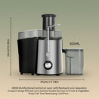 800W Multifunctional Centrifugal Juicer with Residue & Juice Separation  Ninja Chef