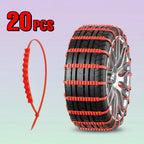 AIVC Anti-Skid Snow Chains for Car Motorcycles Winter and Bad Terrain Wheels Anti-Slip Emergency Universal Lockout Artifact