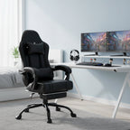 Bellemave Office  Gaming Chairs for Adults PU Leather Gaming or Office Chair with Footrest 360°Swivel Adjustable Lumbar Pillow Comfortable Computer Chair Ergonomic Design