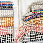 Turkish Cotton Pom Pom Bath Towel